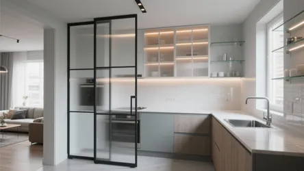 5 Glass Wall Design Ideas for Small Kitchens