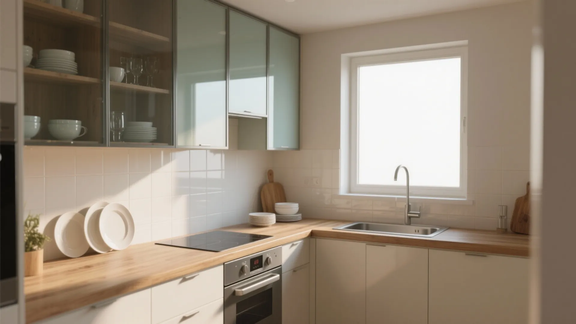 5 Kitchen Unit Glass Door Ideas: Small tweaks with glass doors that transform kitchen light, storage and style