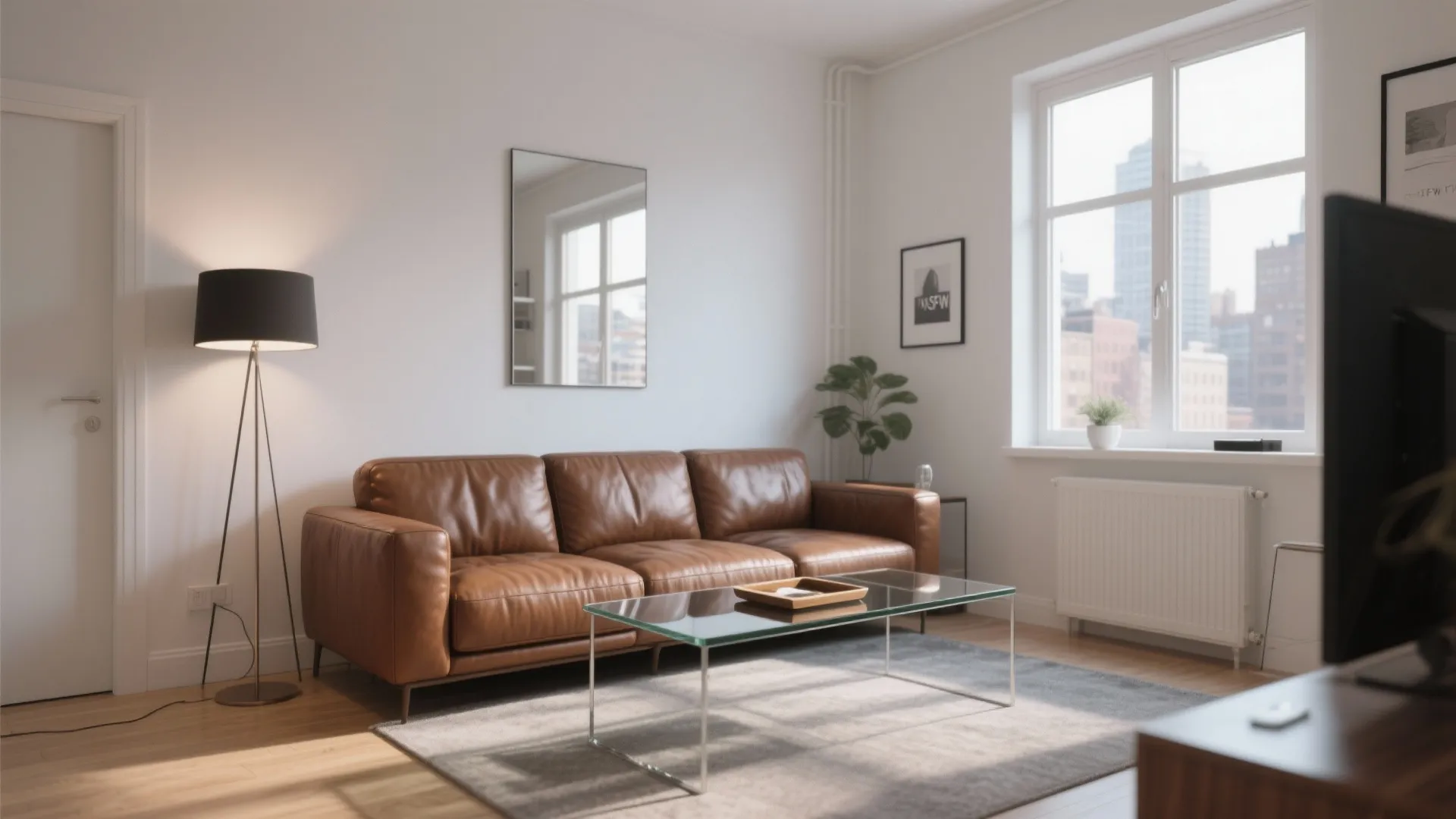 5. Glass and Light Accents