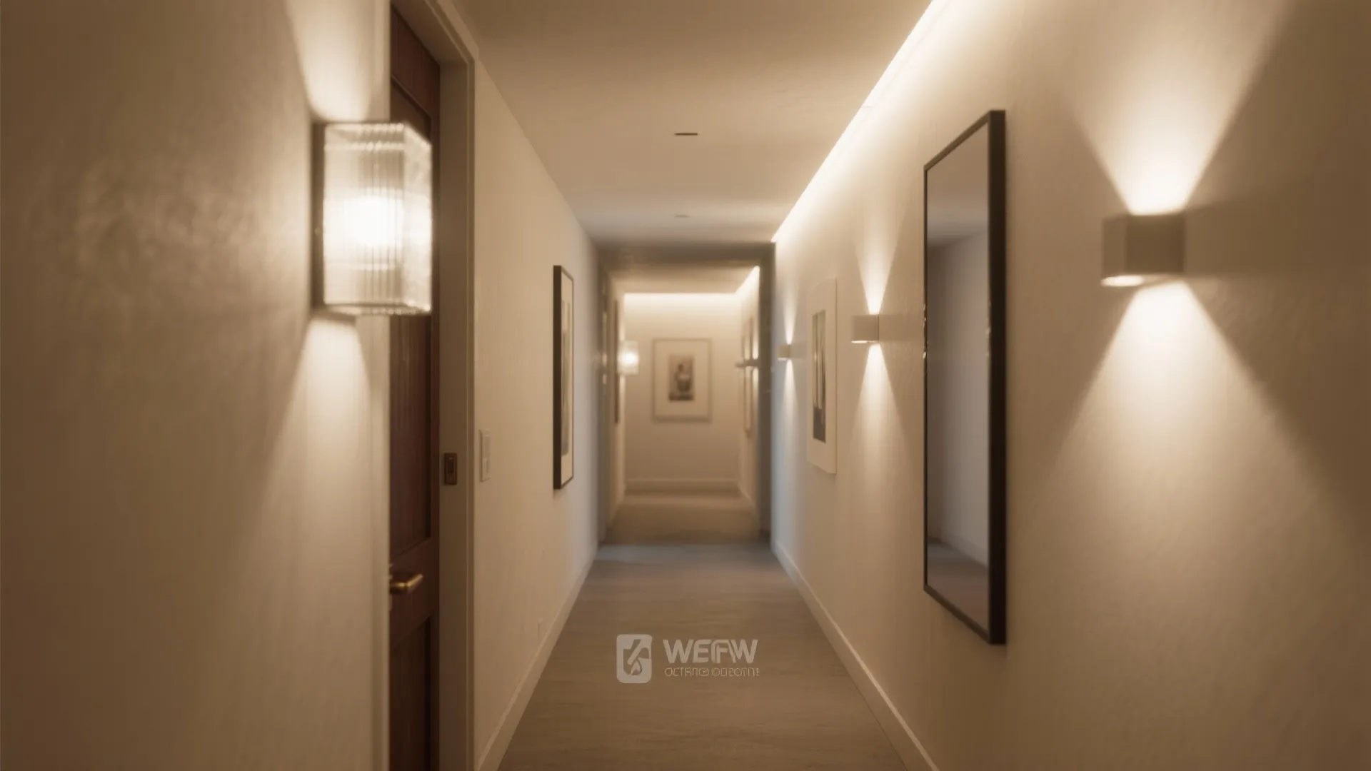 Glass and Light: Brighten a Narrow Hall