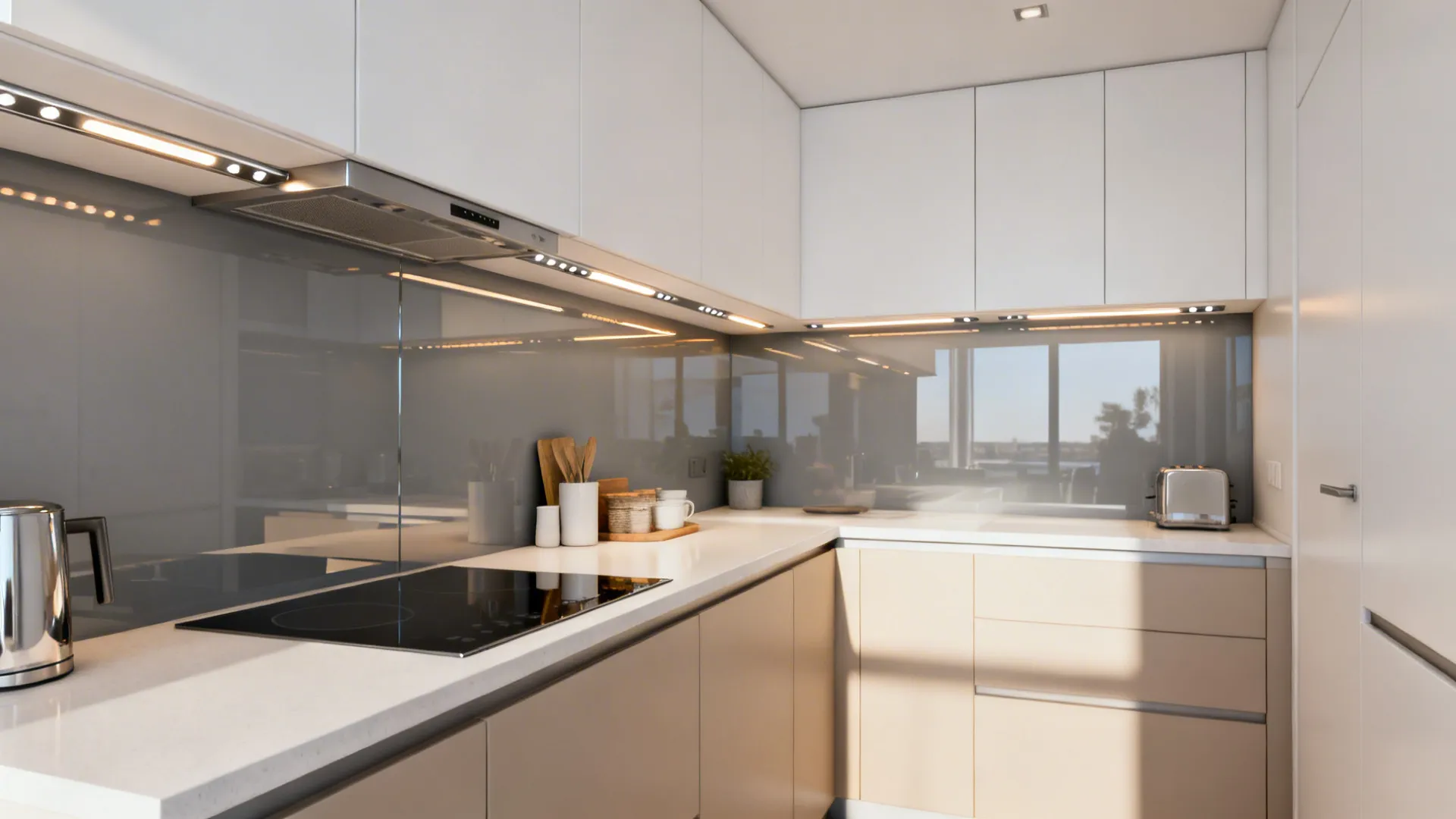 Idea 2: Glass and Light to Open Up the Space