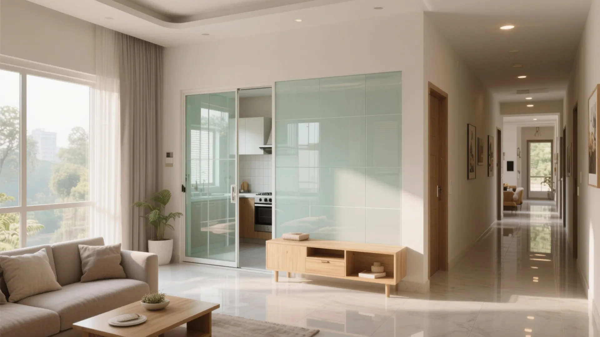 Transparent Surfaces to Bounce Light