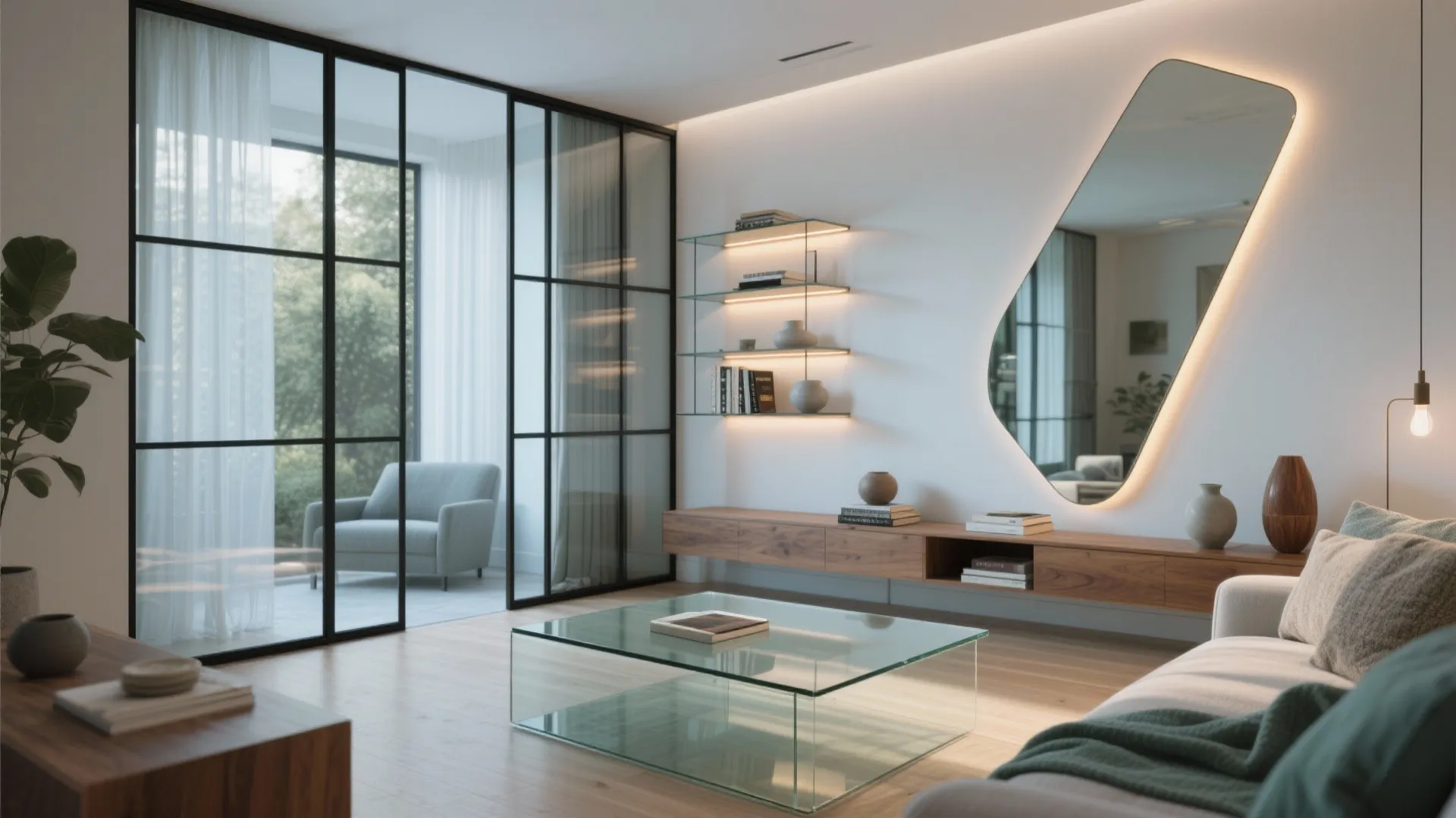 Glass Designs for Living Room: Creative Ideas That Shine: 1 Minute to Stunning Glass Decor for Stylish Living Rooms