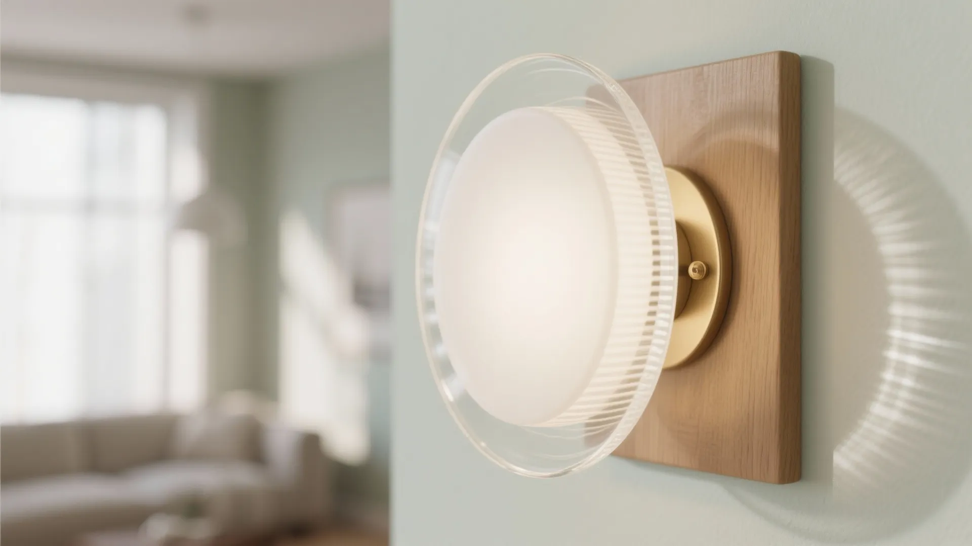 Clear and Frosted Glass for an Airier Room