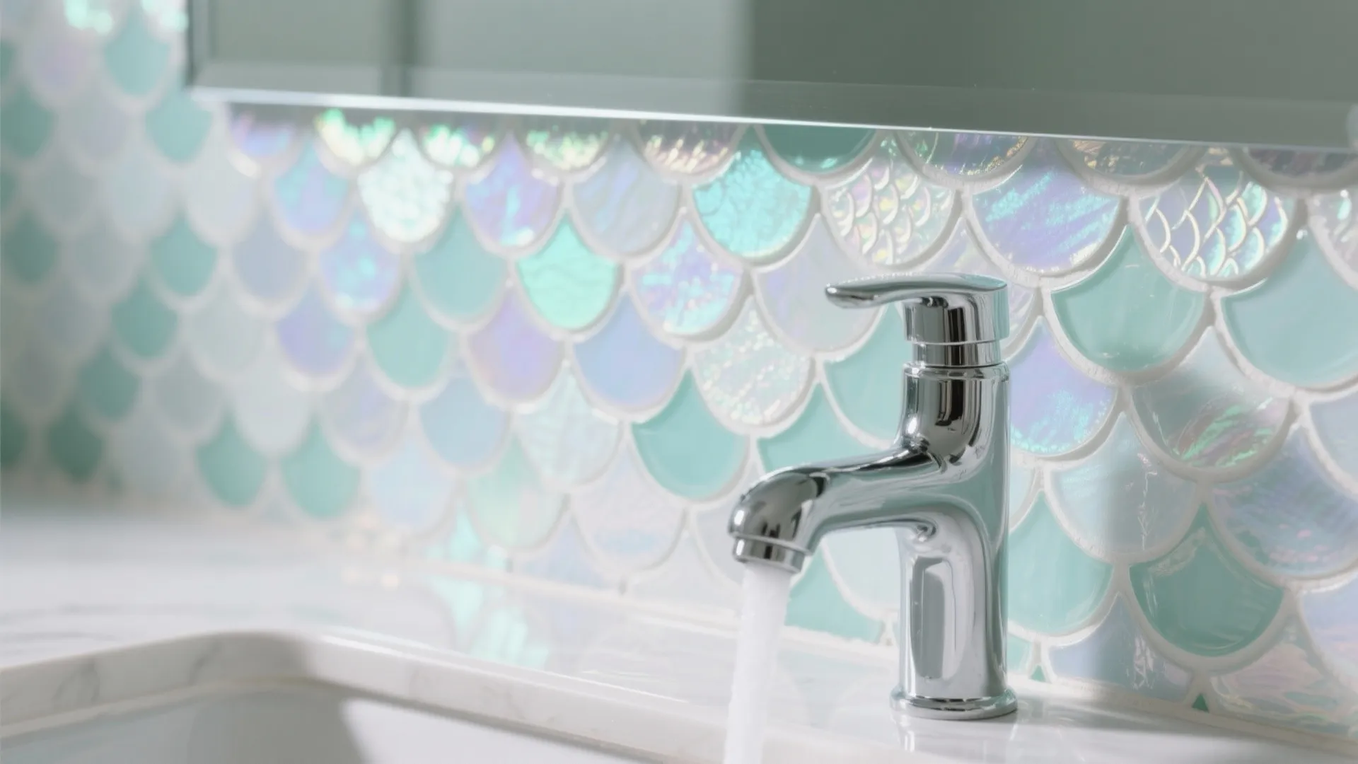 Glass Fish Tiles for Light and Shimmer