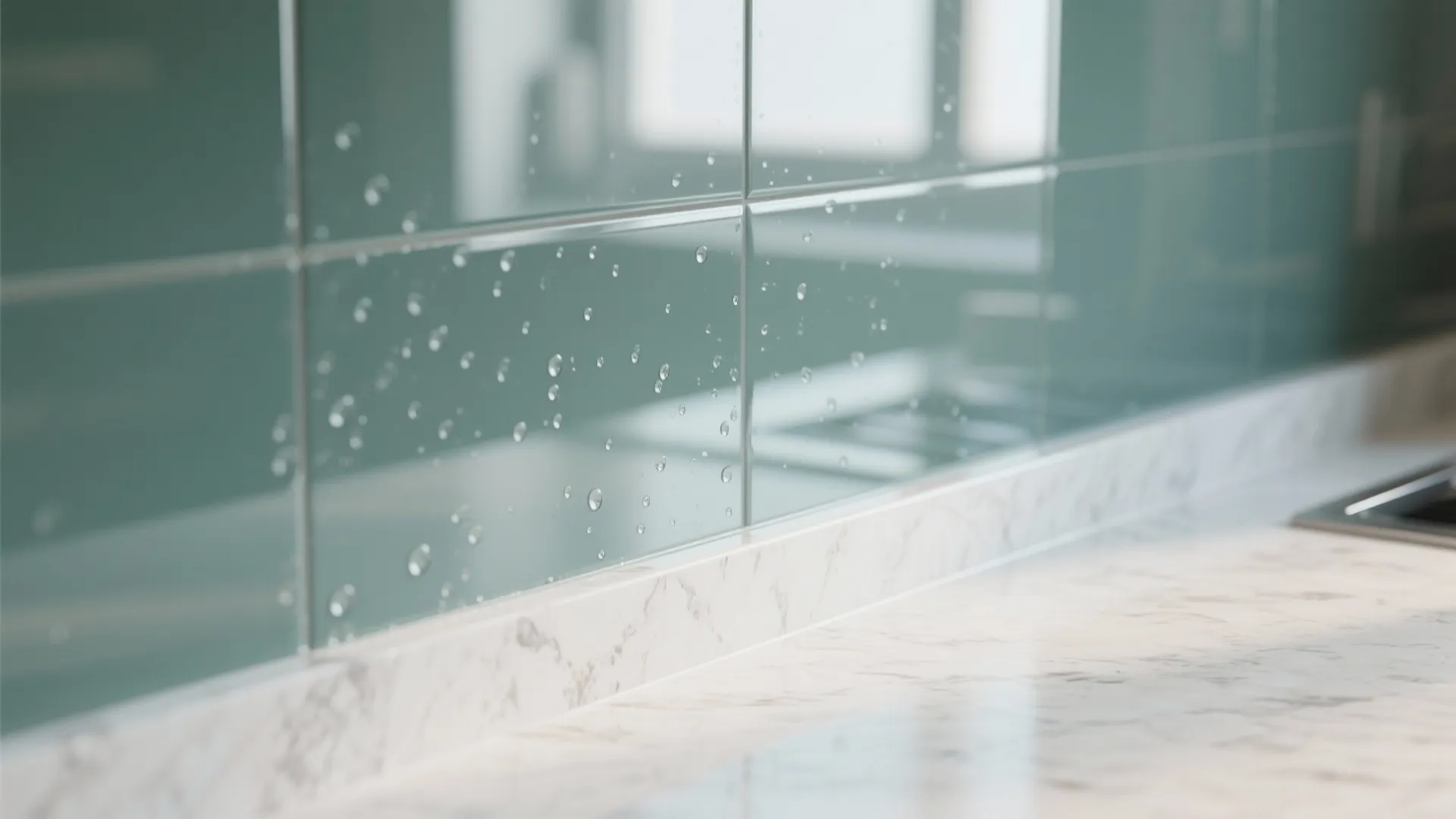 Glass Backsplash for Bright, Easy-to-Clean Kitchens
