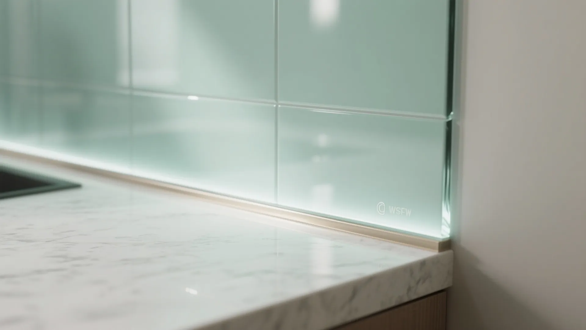 The Openness of a Glass Backsplash
