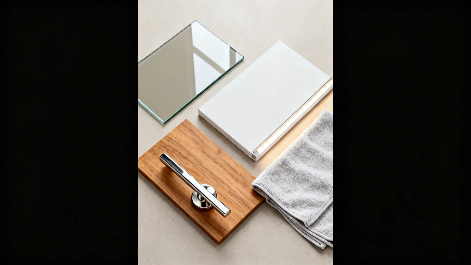 Glass Backsplash for Light and Depth