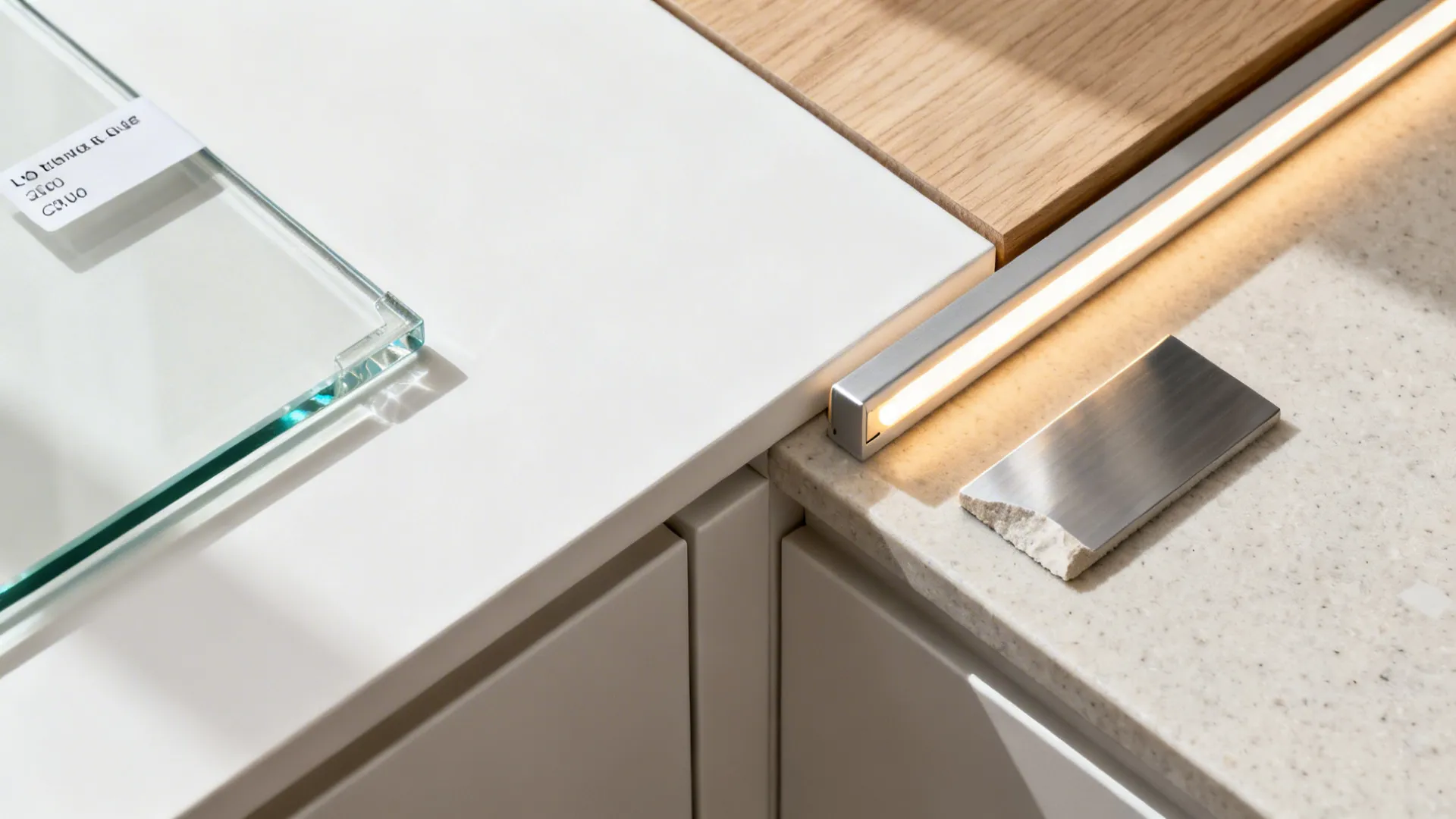 Light-Enhancing Glass Backsplash