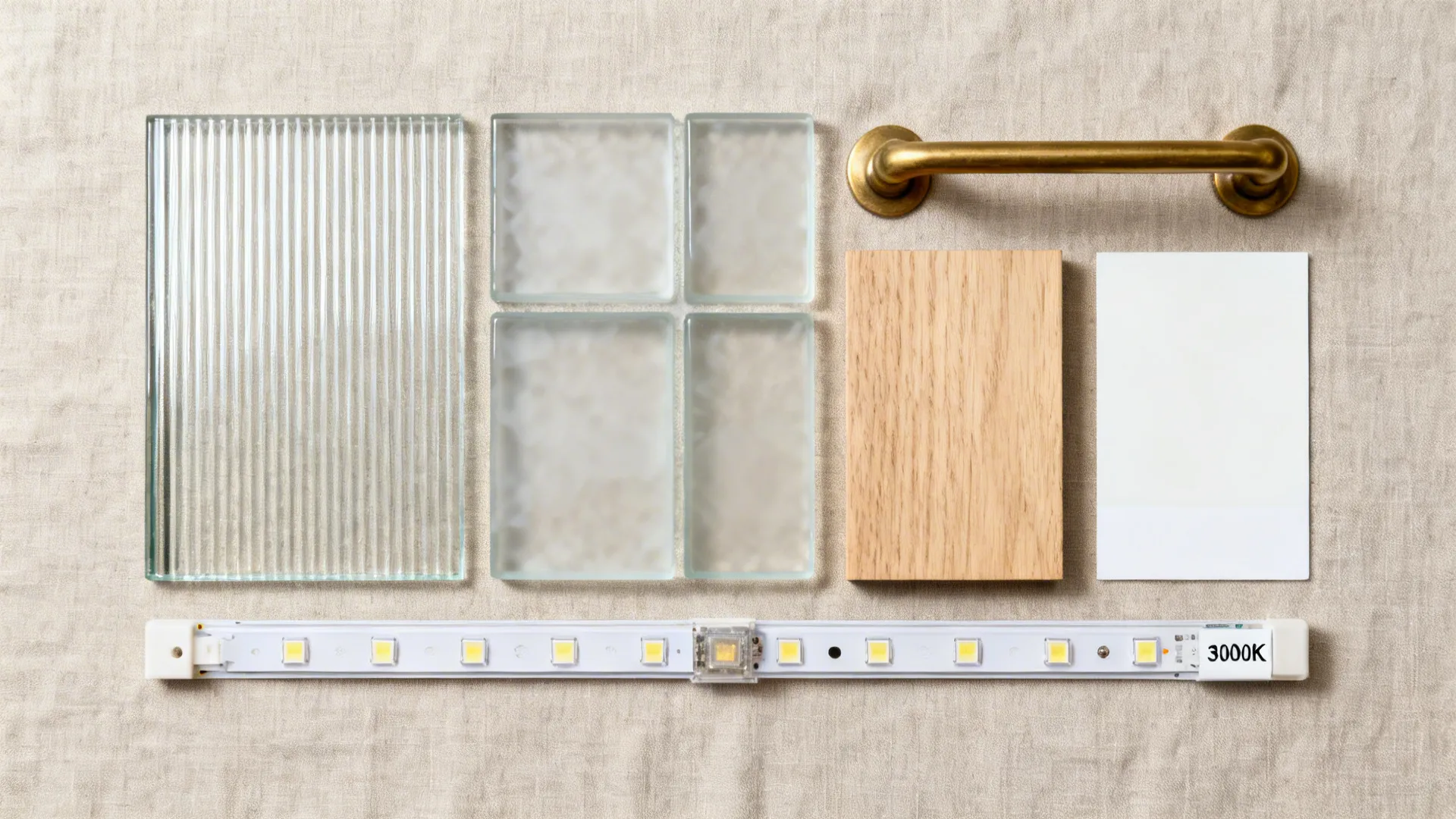 2) Frosted or Reeded Glass for Privacy with Light