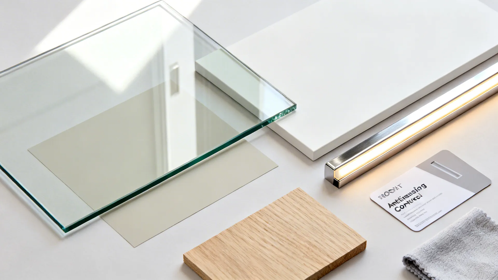 Glass Backsplash for Light and Depth