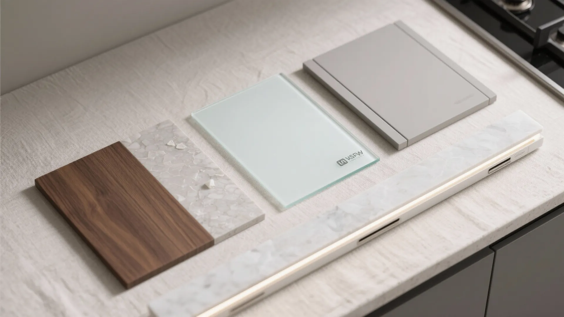 Glass Backsplash for Light and Easy Cleaning