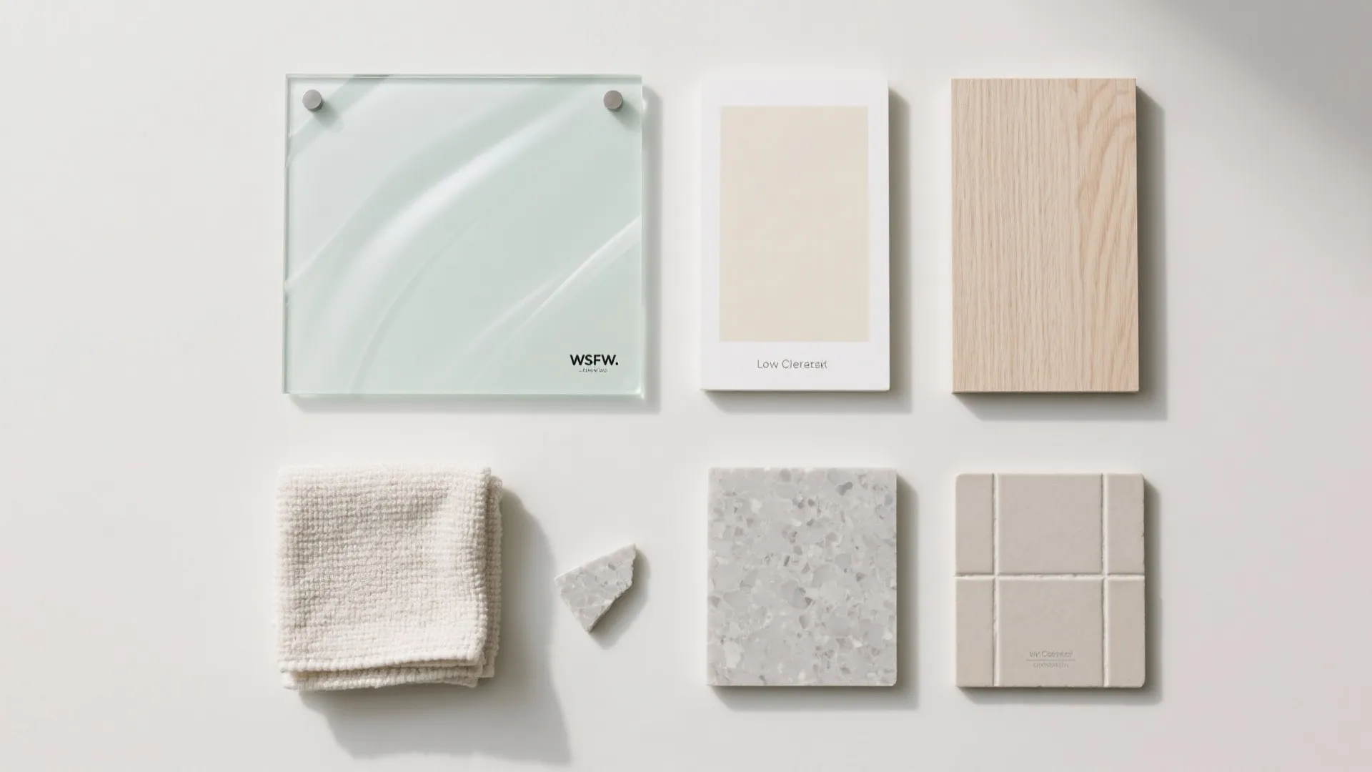 Glass backsplash for light and depth