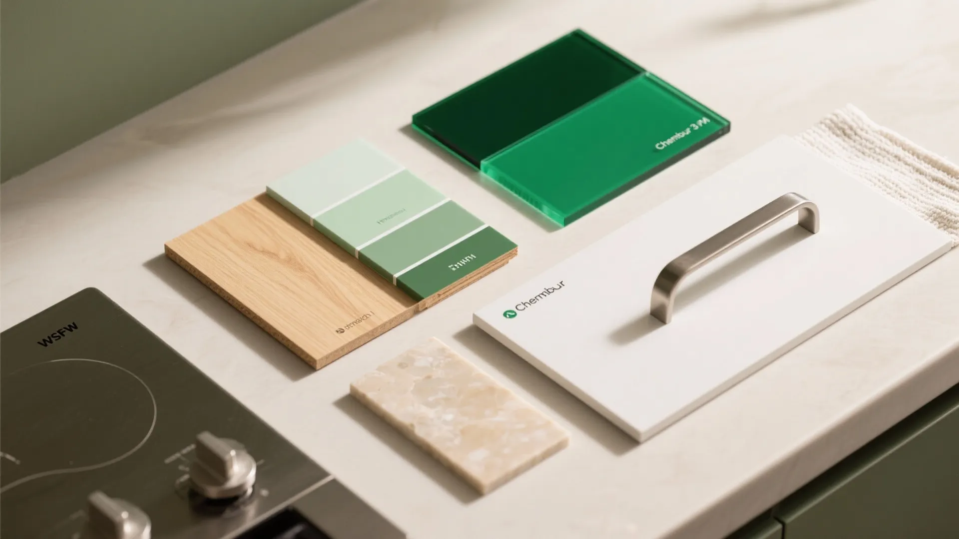 The airy impact of a glass backsplash