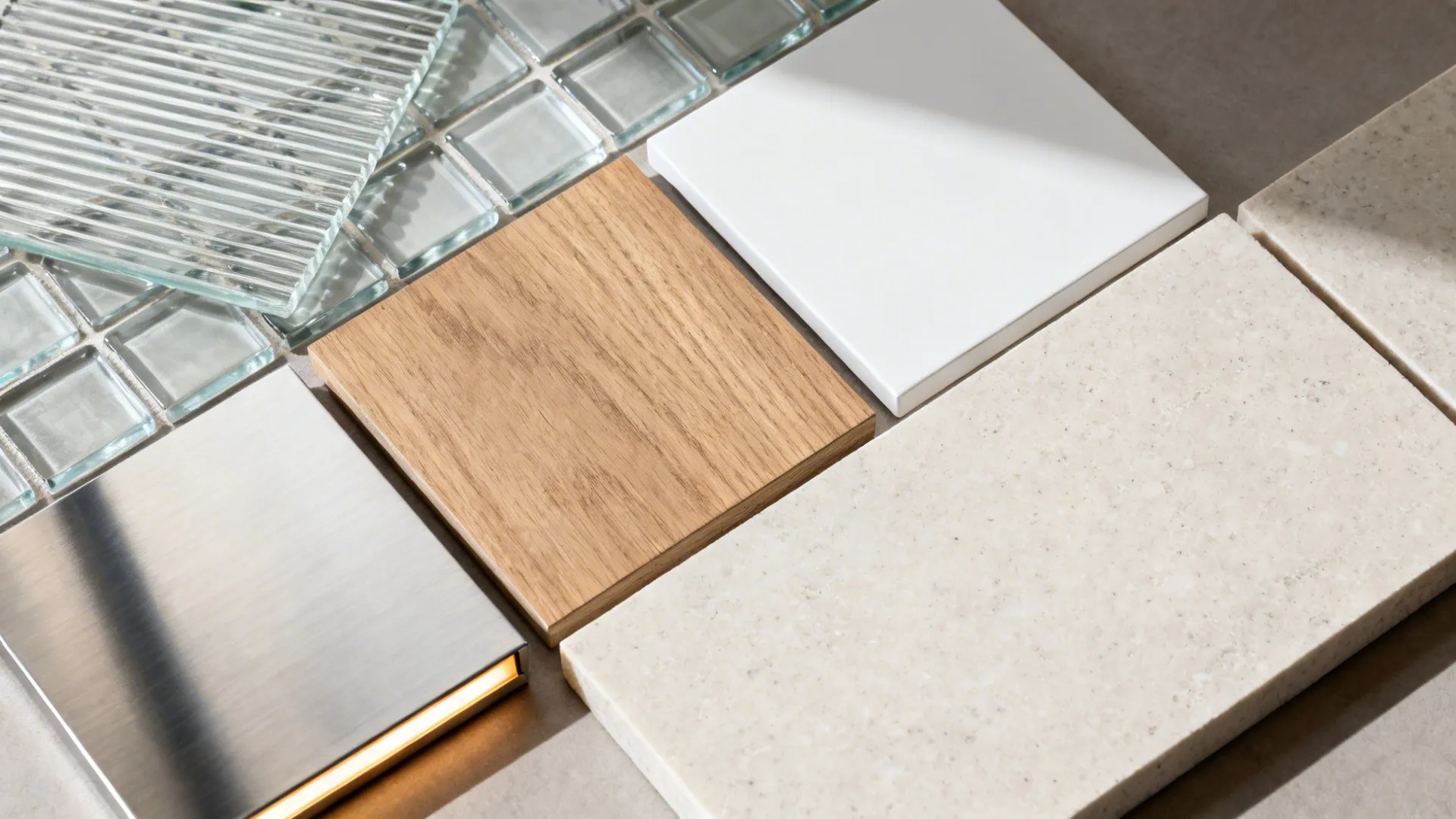 Glass uppers and reflective finishes for airy depth