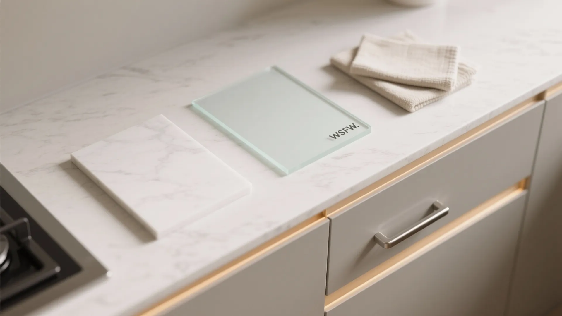 Glass Backsplashes for Light and Depth