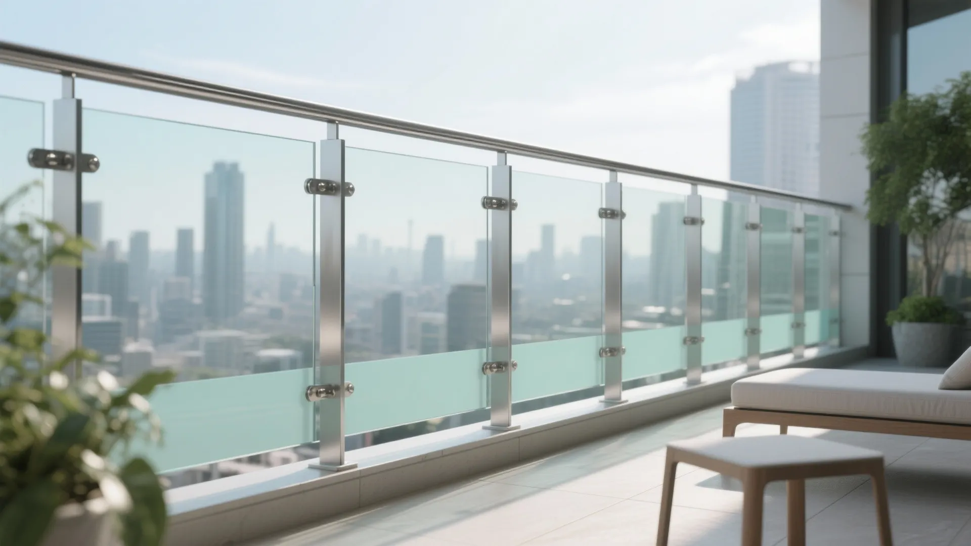 Glass + Metal Hybrid Guard with Safety First