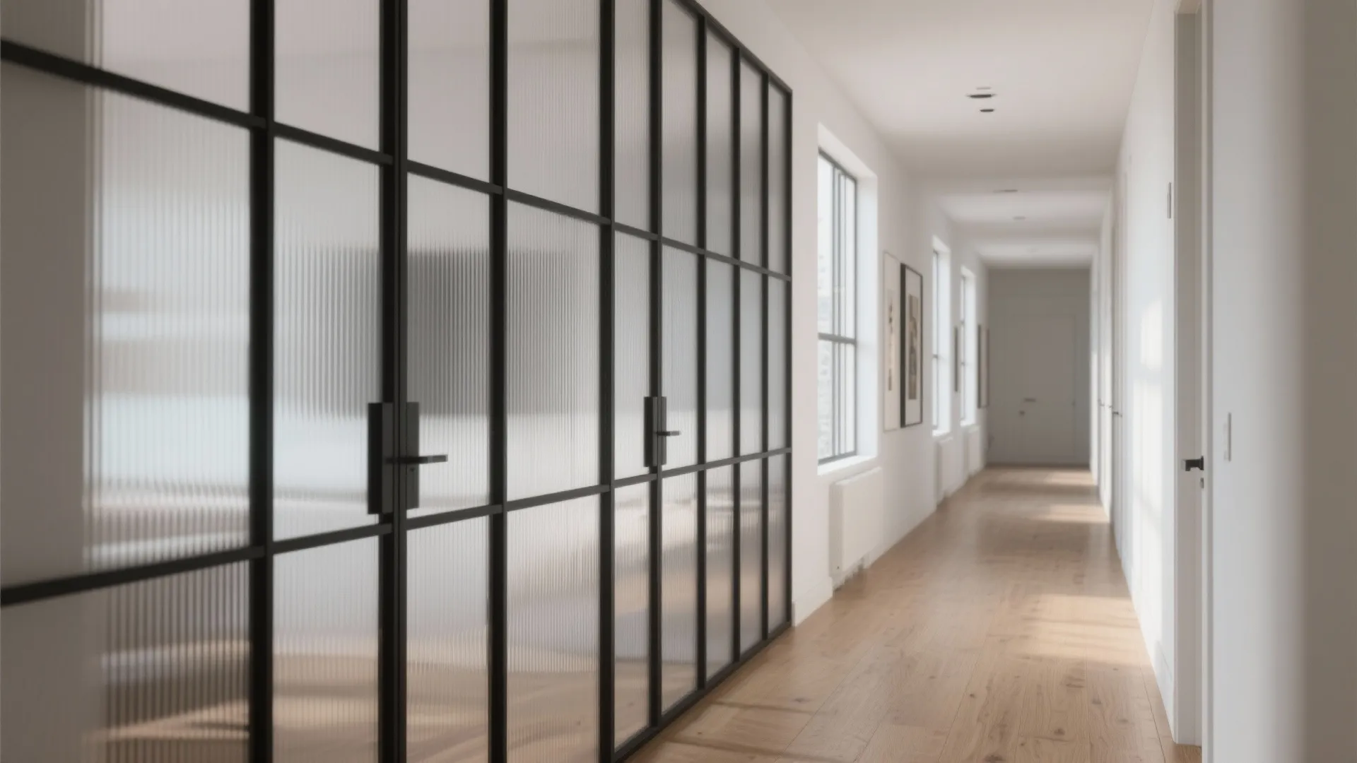 Glass-and-Metal Frames for Light and Definition