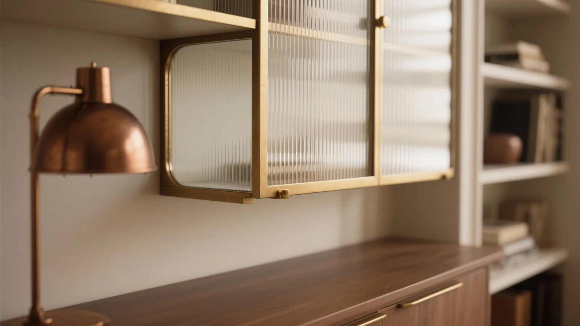 4) Glass and metal detailing to keep it airy