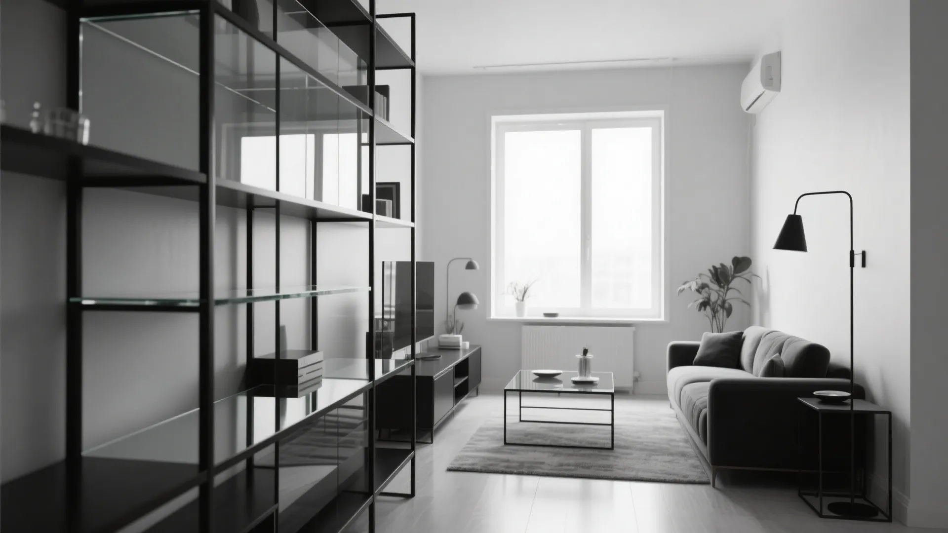 5. Glass and Metal Accents