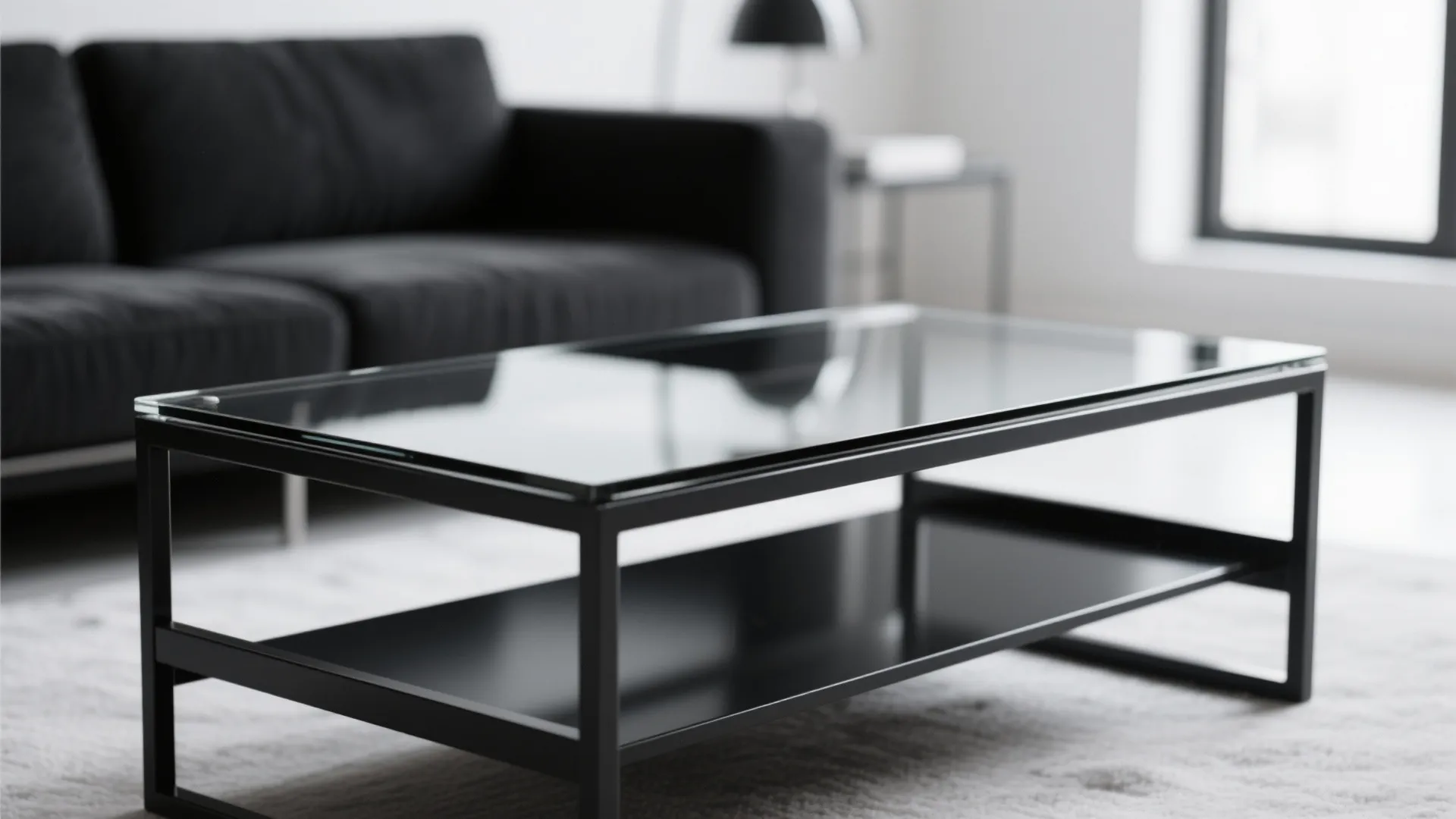 4. Glass and Metal Furniture