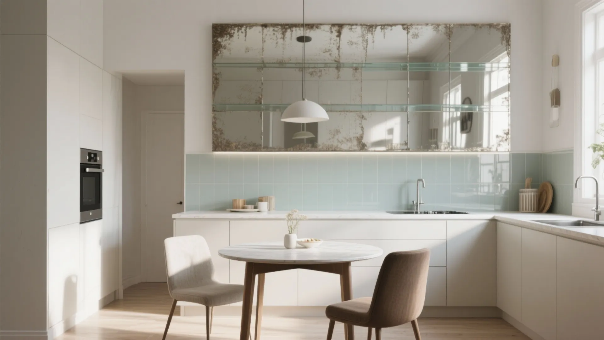 Glass and Mirror Treatments to Amplify Light