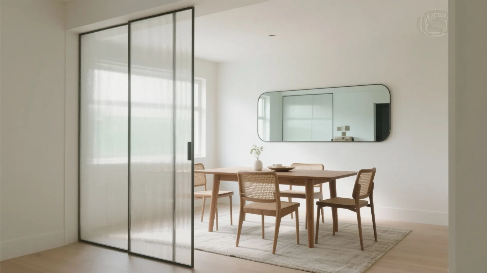 Light, Glass, and Mirrors to Brighten the Nook