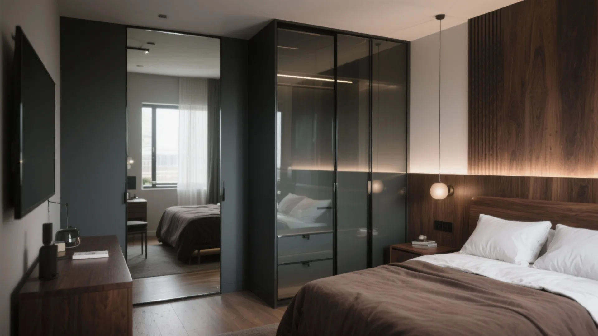 3. Glass and Mirrors for Depth