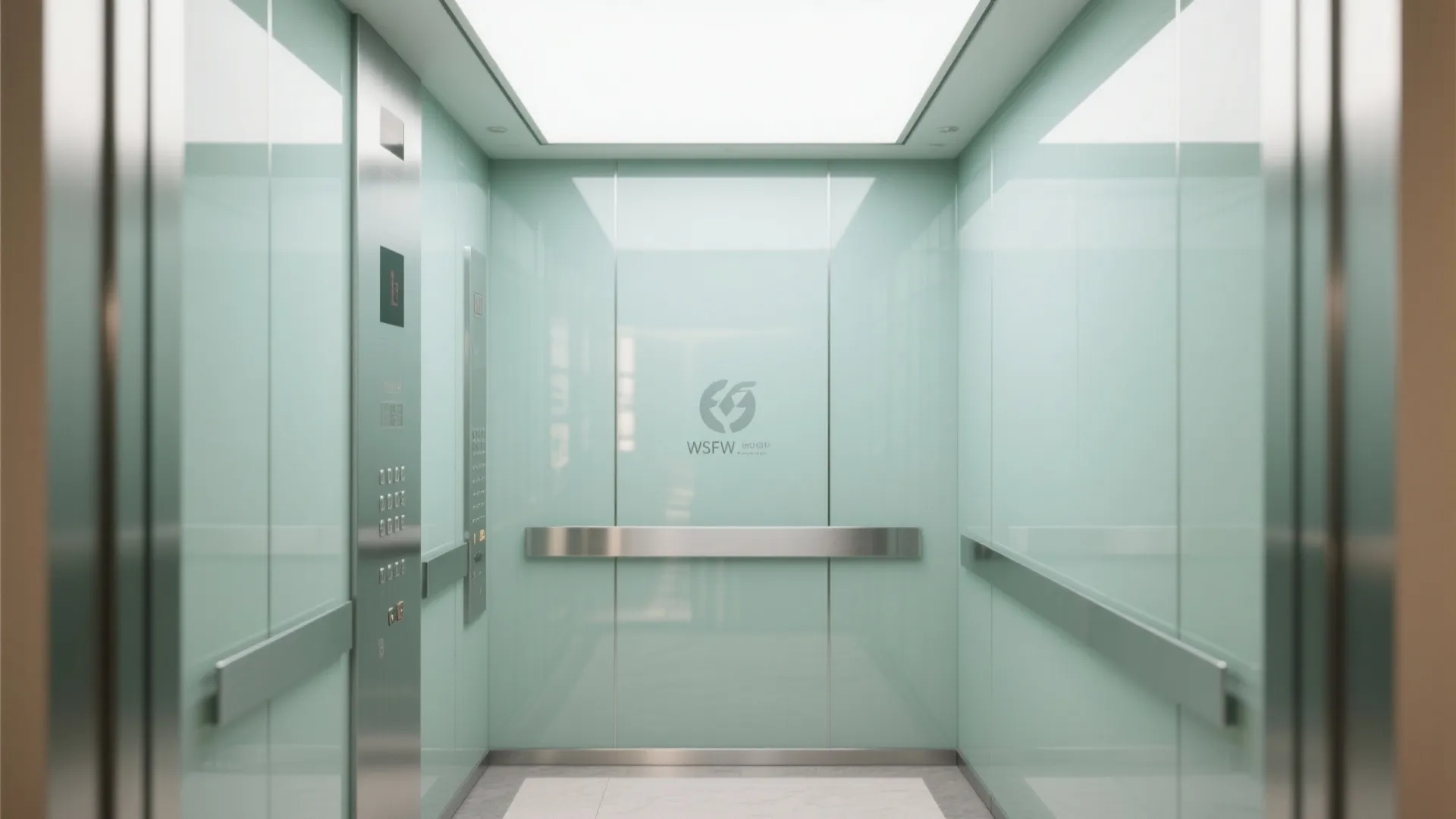 1) Back-Painted Glass + Mirror Bands: Bright, Clean, and Contemporary