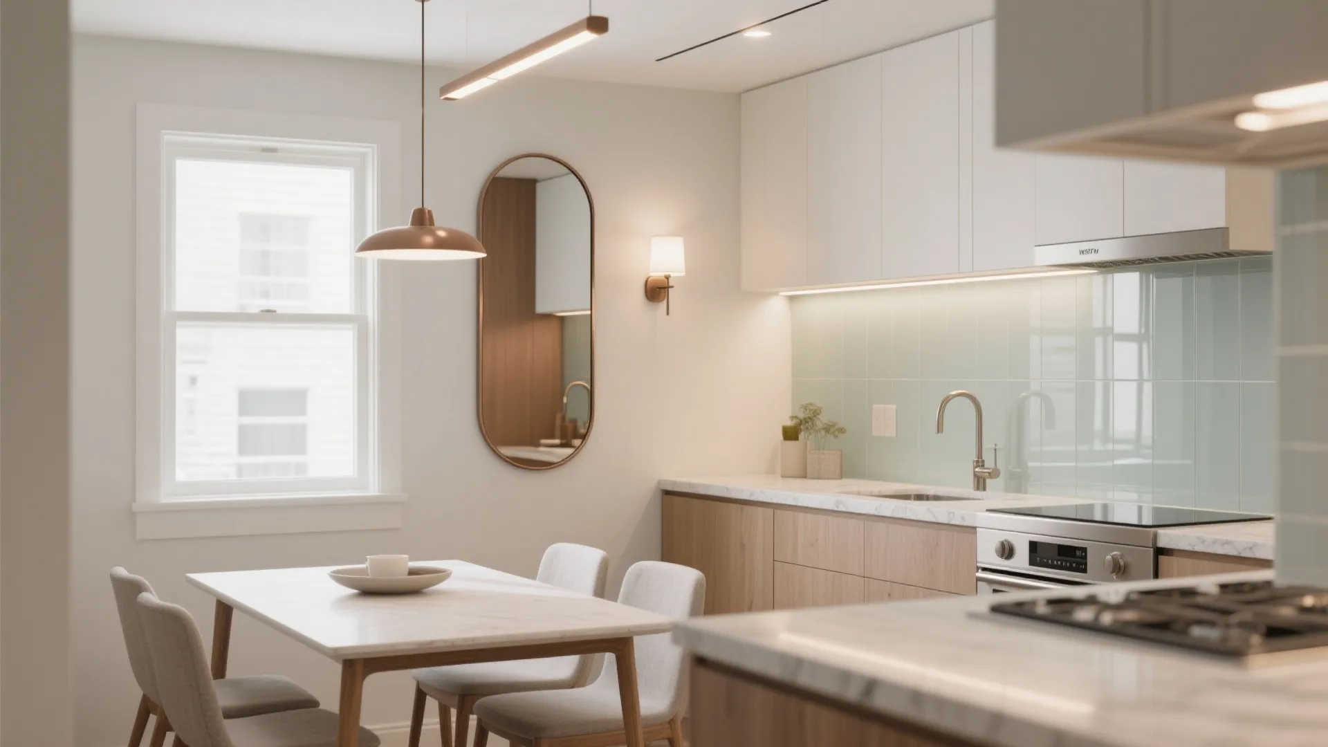 Glass, mirrors, and layered light