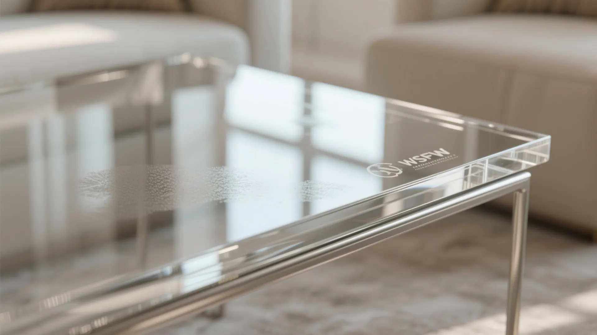 5. Transparent or Mirrored Narrow Top