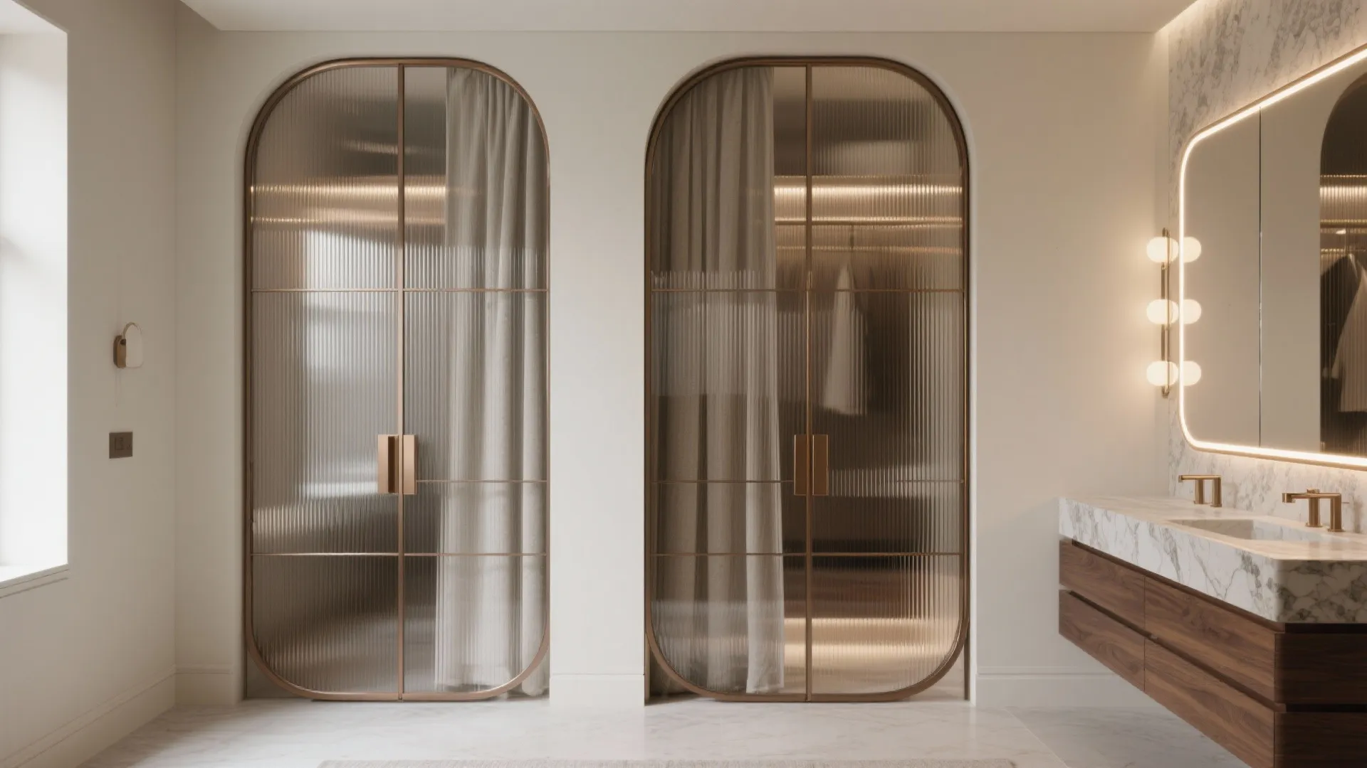 Glass, Mirror, and Light for Visual Space