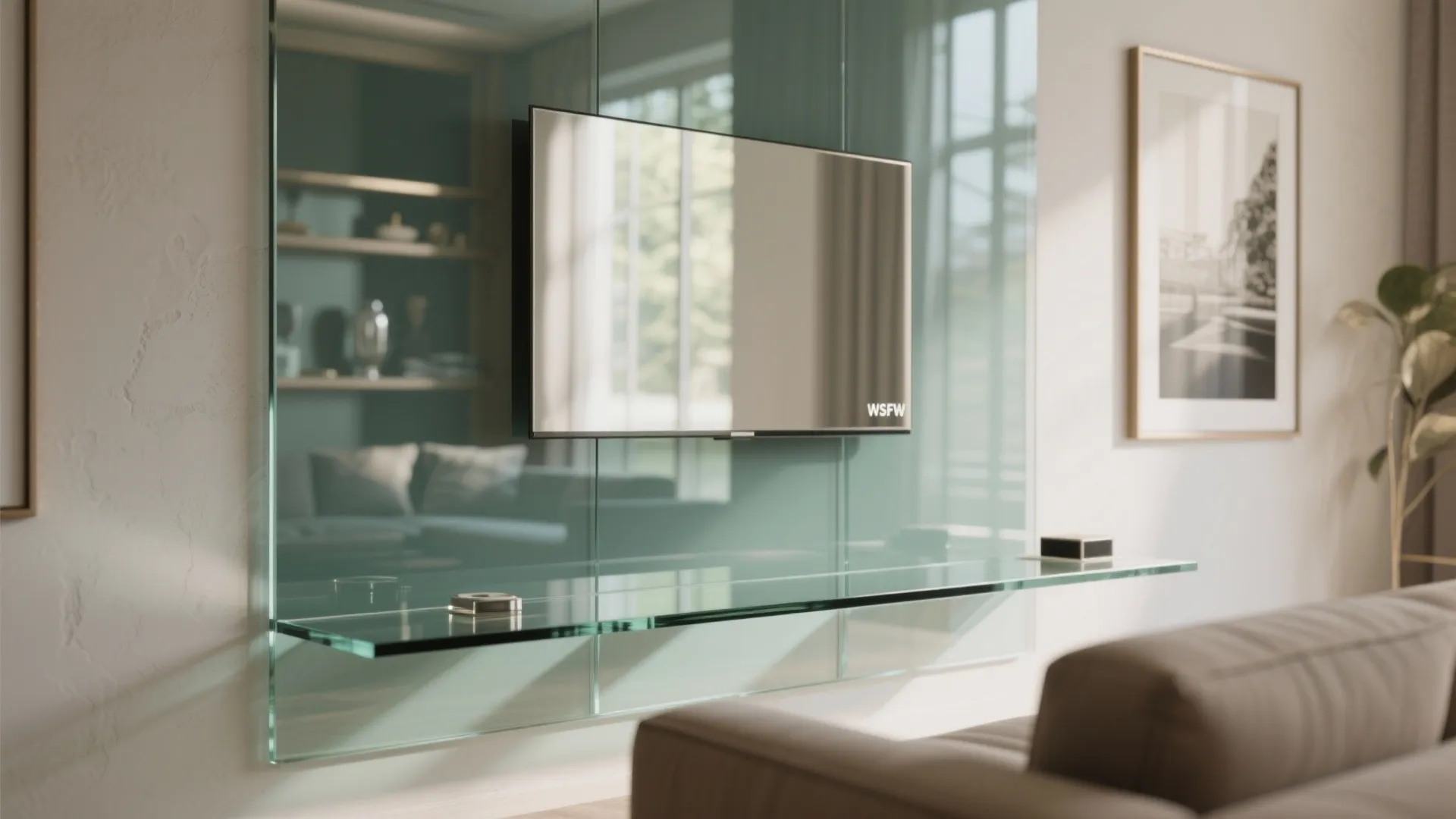 Create Visual Depth with Glass & Mirrors