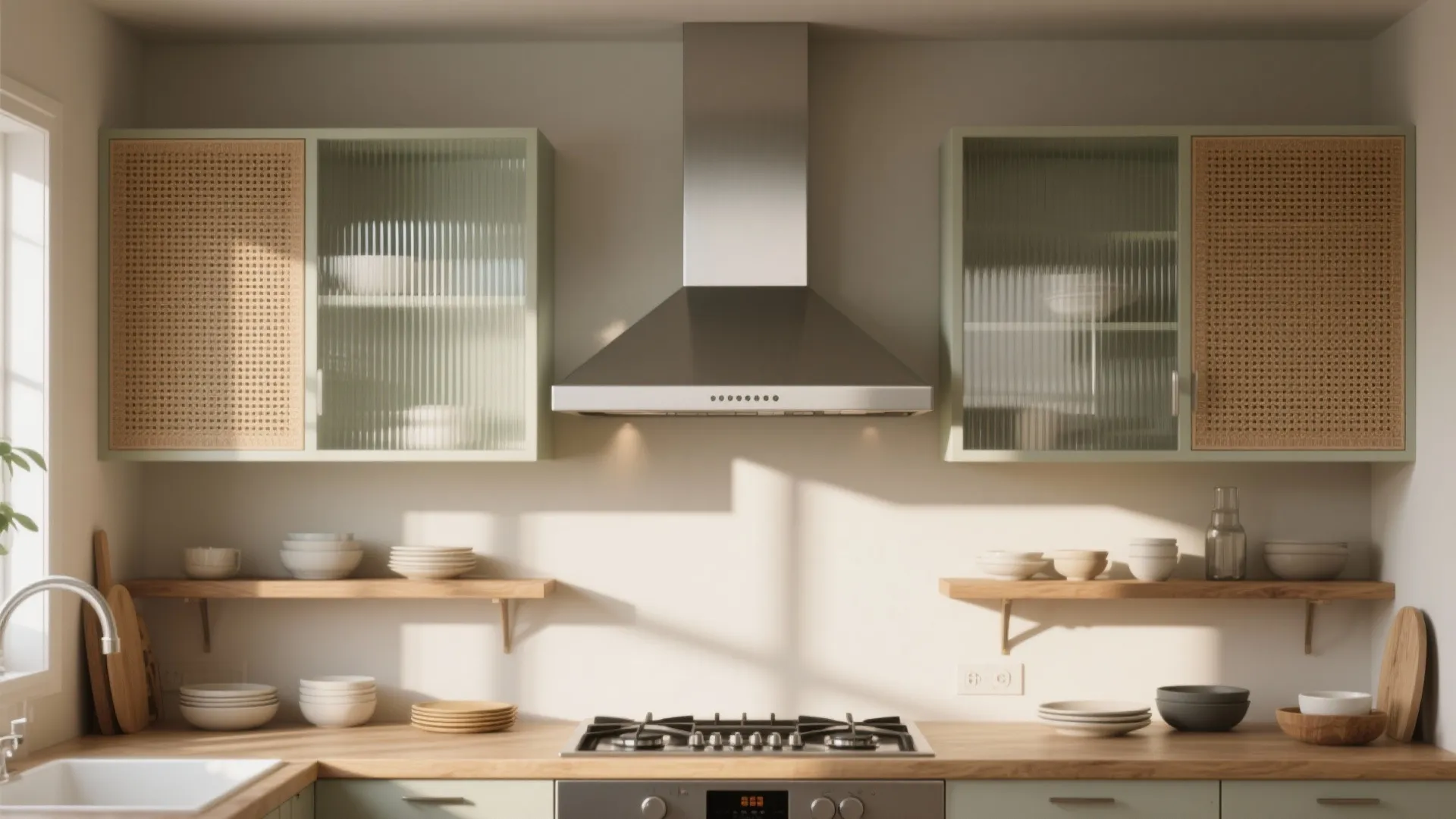 2. Glass-fronts and Mixed Materials — Lighten Small Spaces