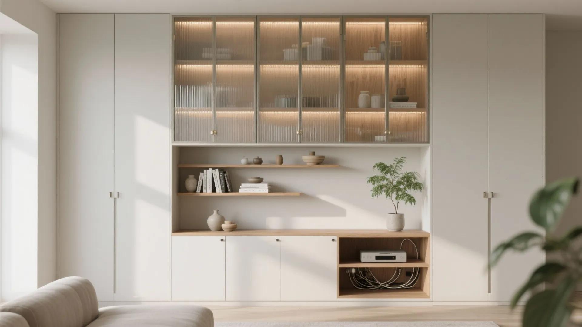 Glass-Front Doors and the Display/Hide Balance