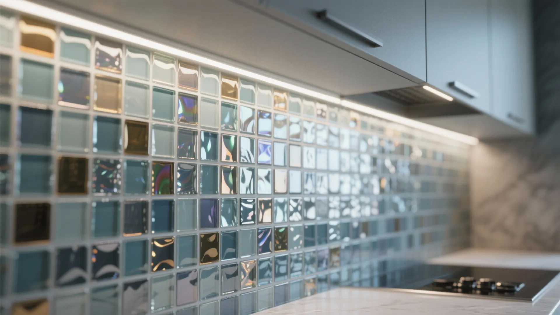 3. Glass Mosaic for Reflective Light