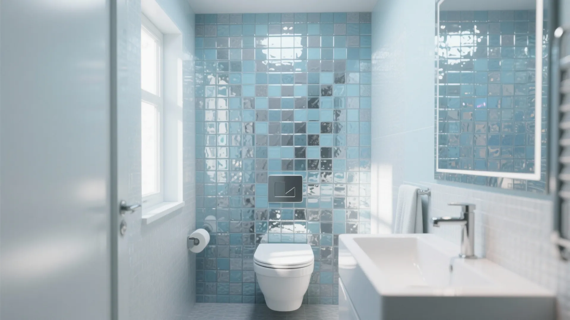 4. Glass Mosaic Feature Walls