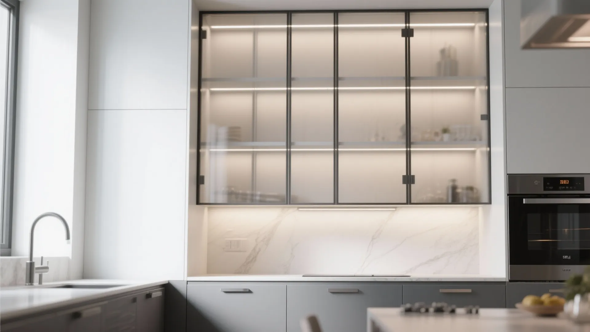 8. Glass Fronts with Vertical Mullions