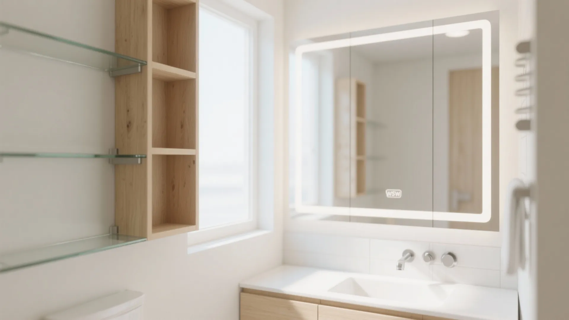 9. Use Glass or Open Storage