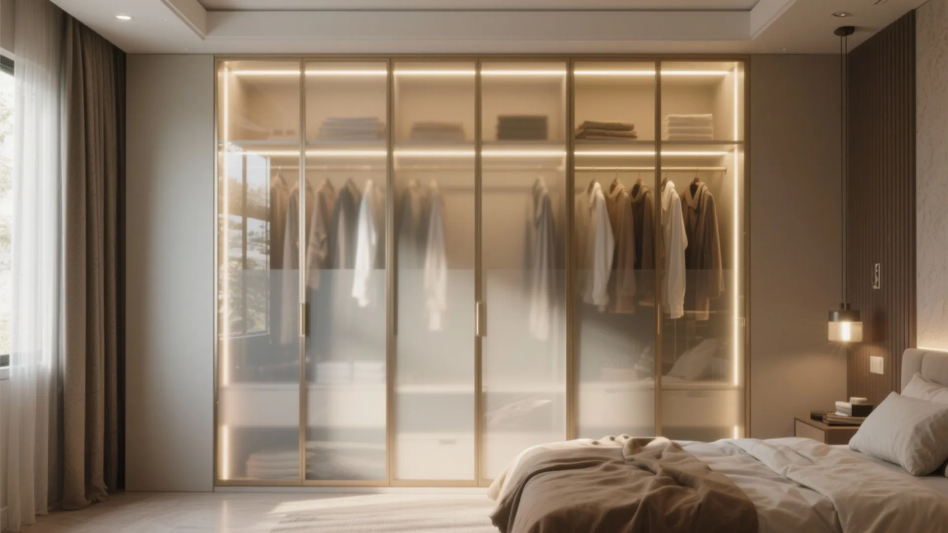 Almari with Glass Panel Inserts