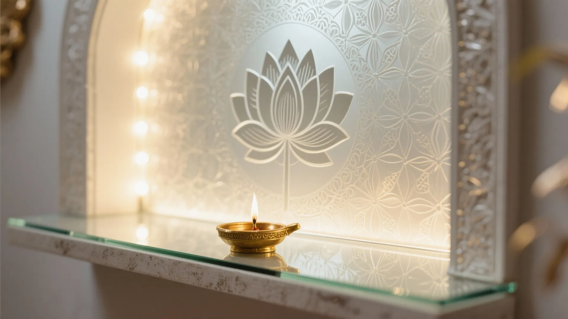 Glass Back Panel for Light and Serenity