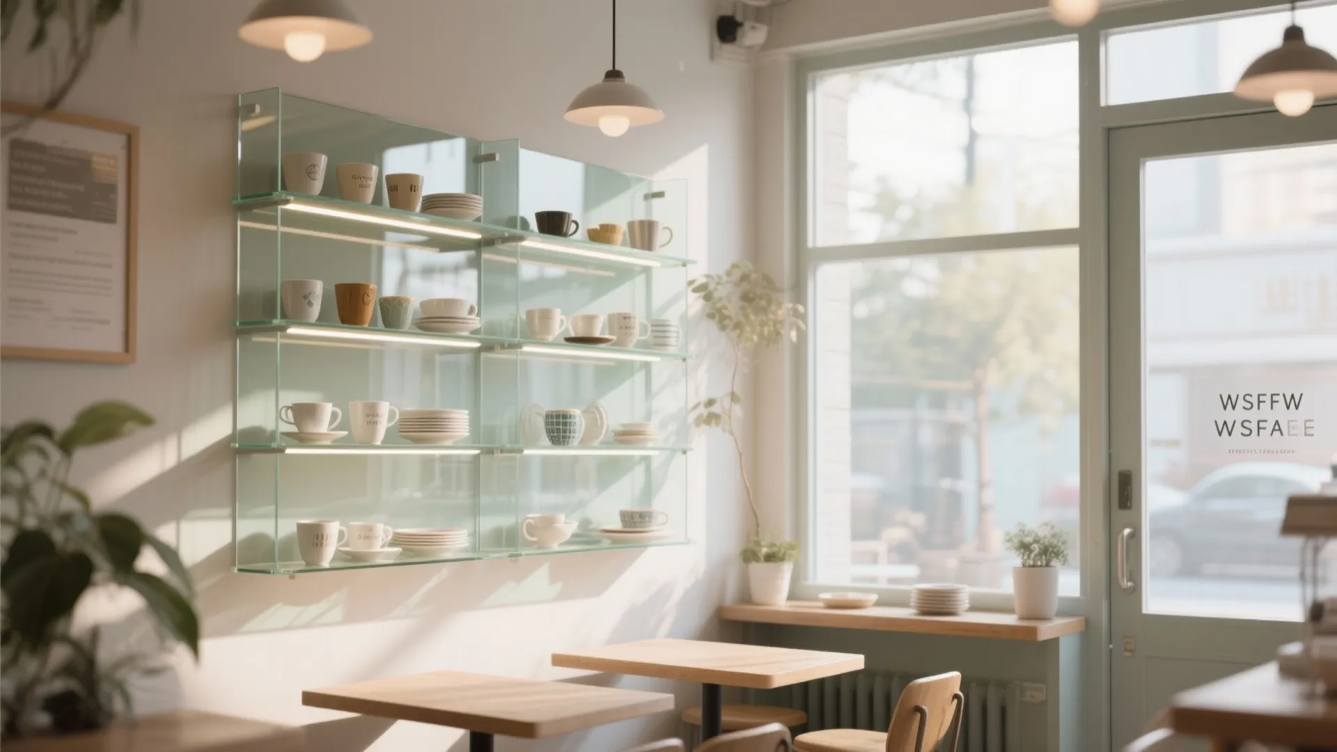 Glass Panel Display Rack