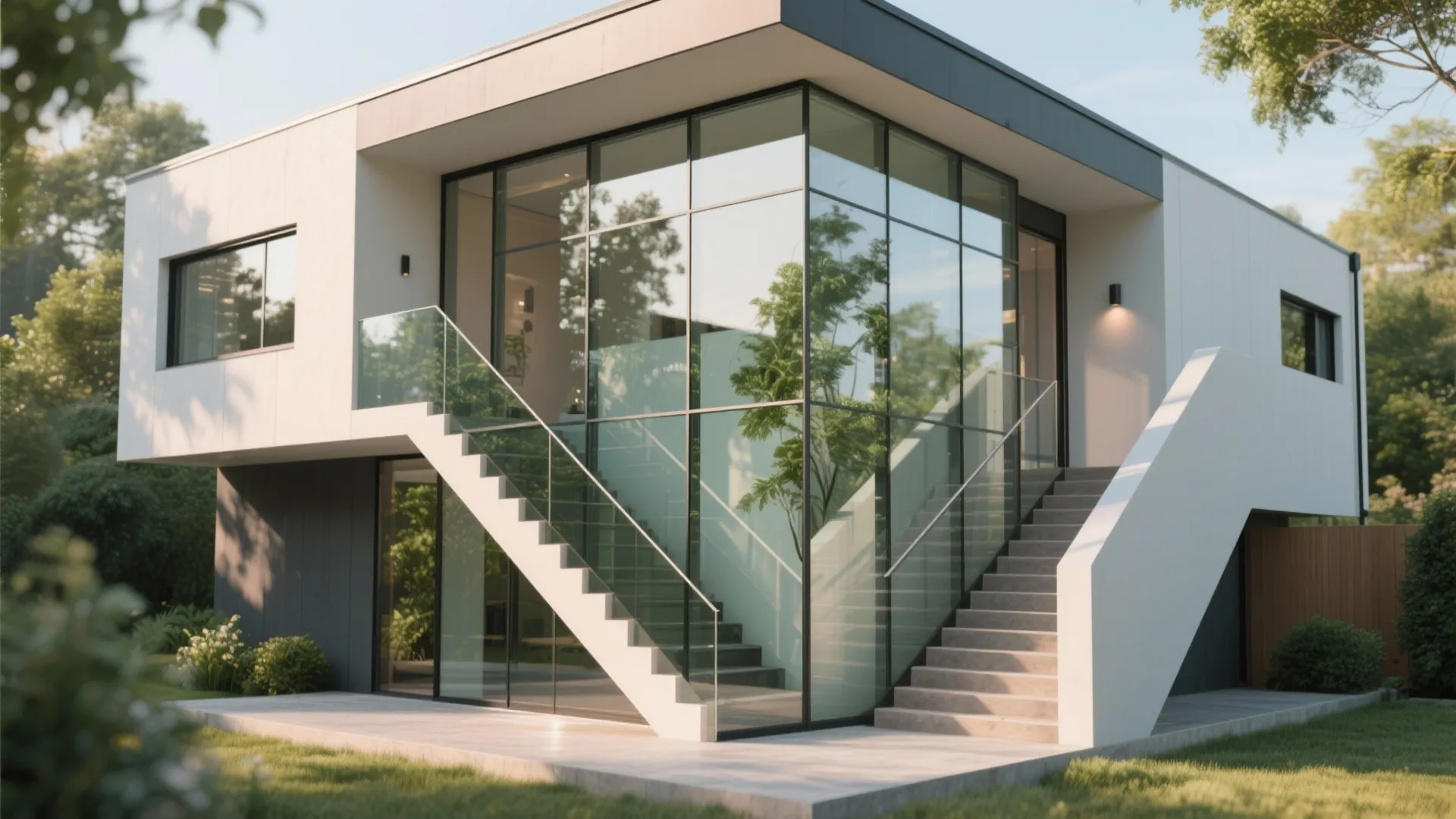 Glass Panels for Modern Elegance