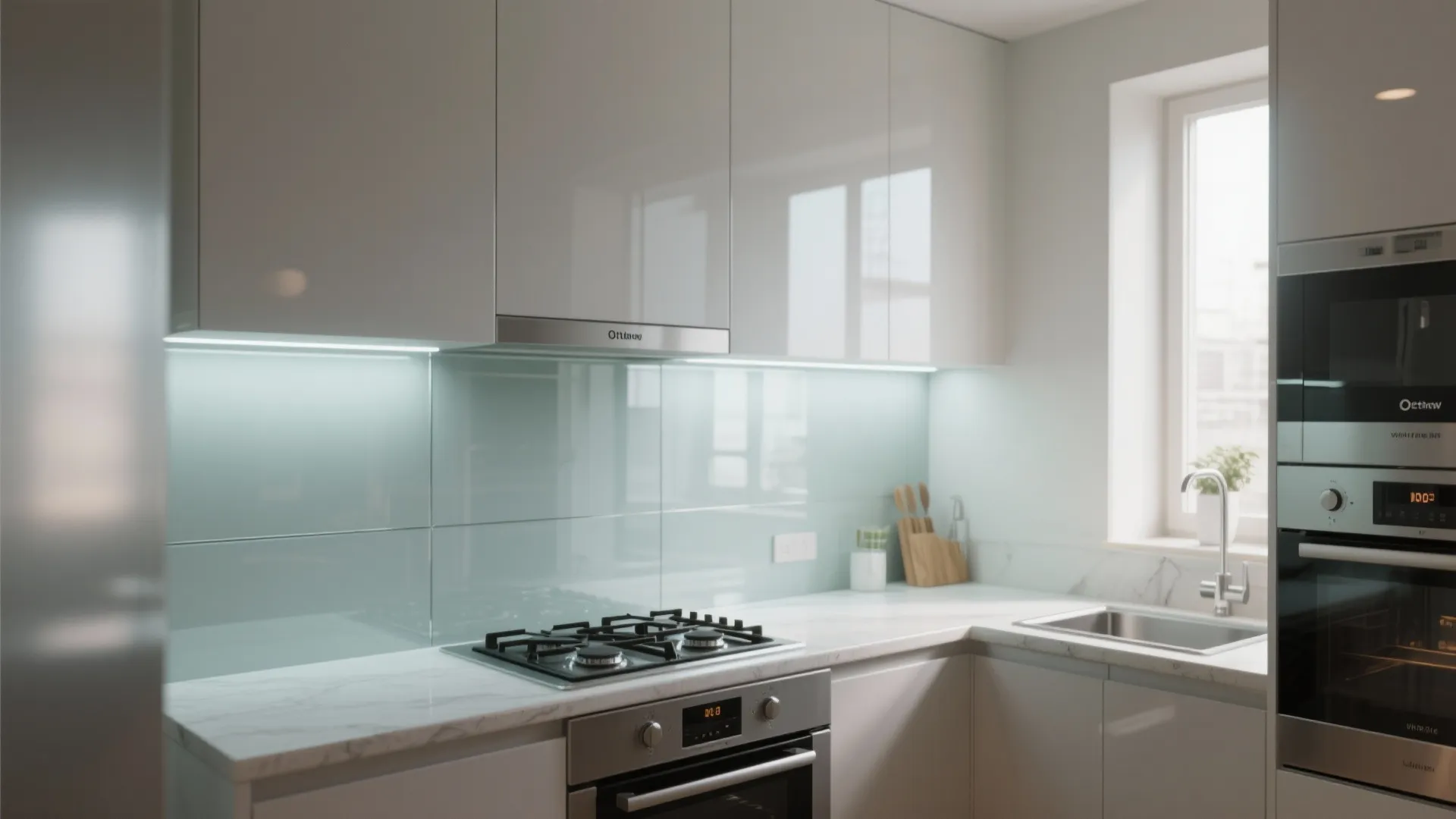 Glass Panel for Light and Depth