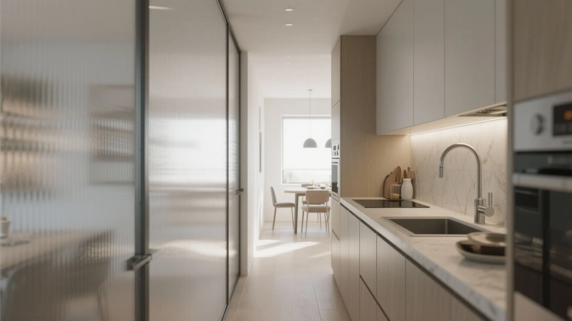 Glass wall panels for openness