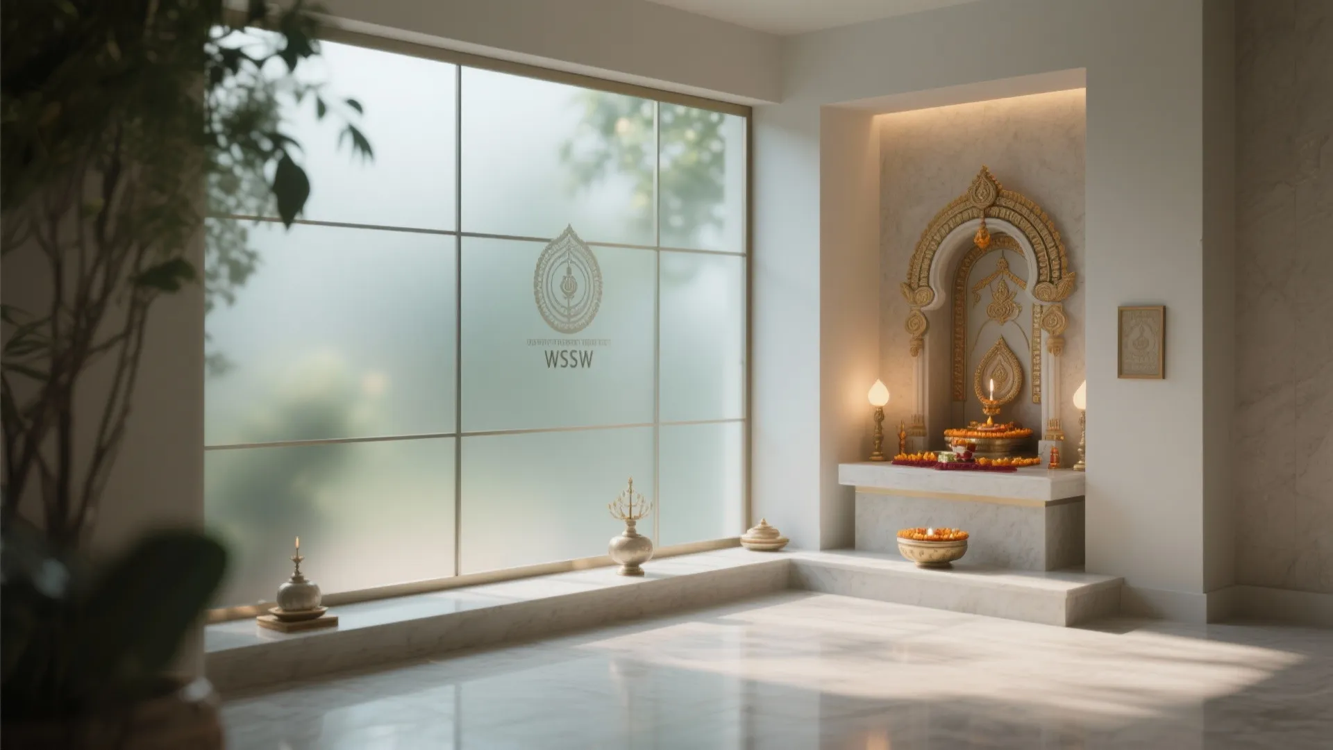 Glass Panel Backdrop