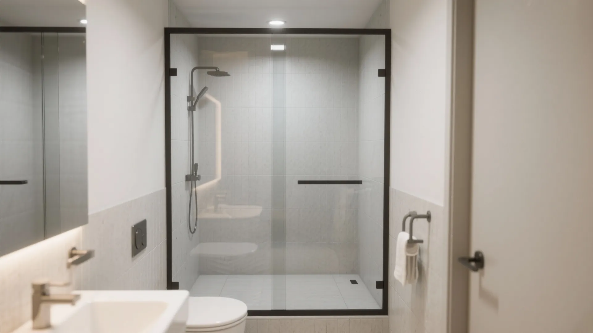 Glass Shower Panel for Openness