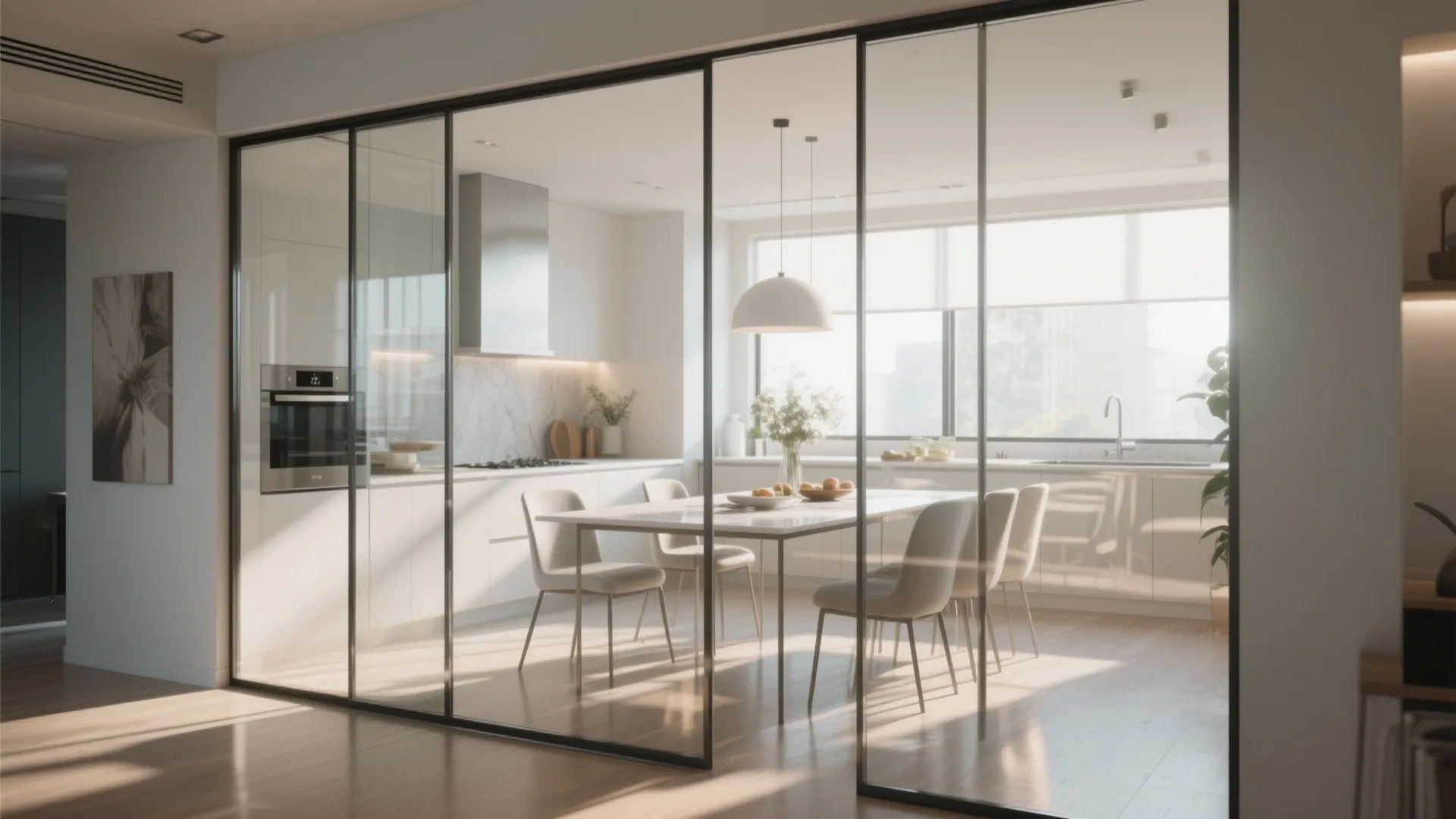 Glass Panels for Light Flow