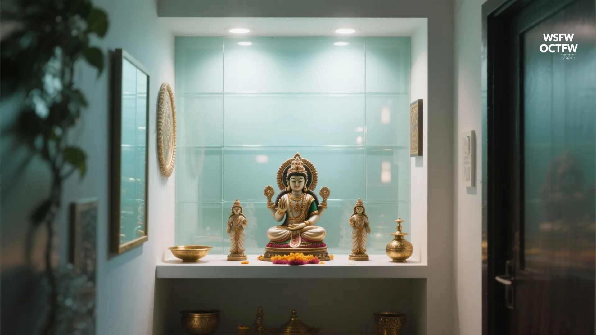 Glass-Panel Backdrop