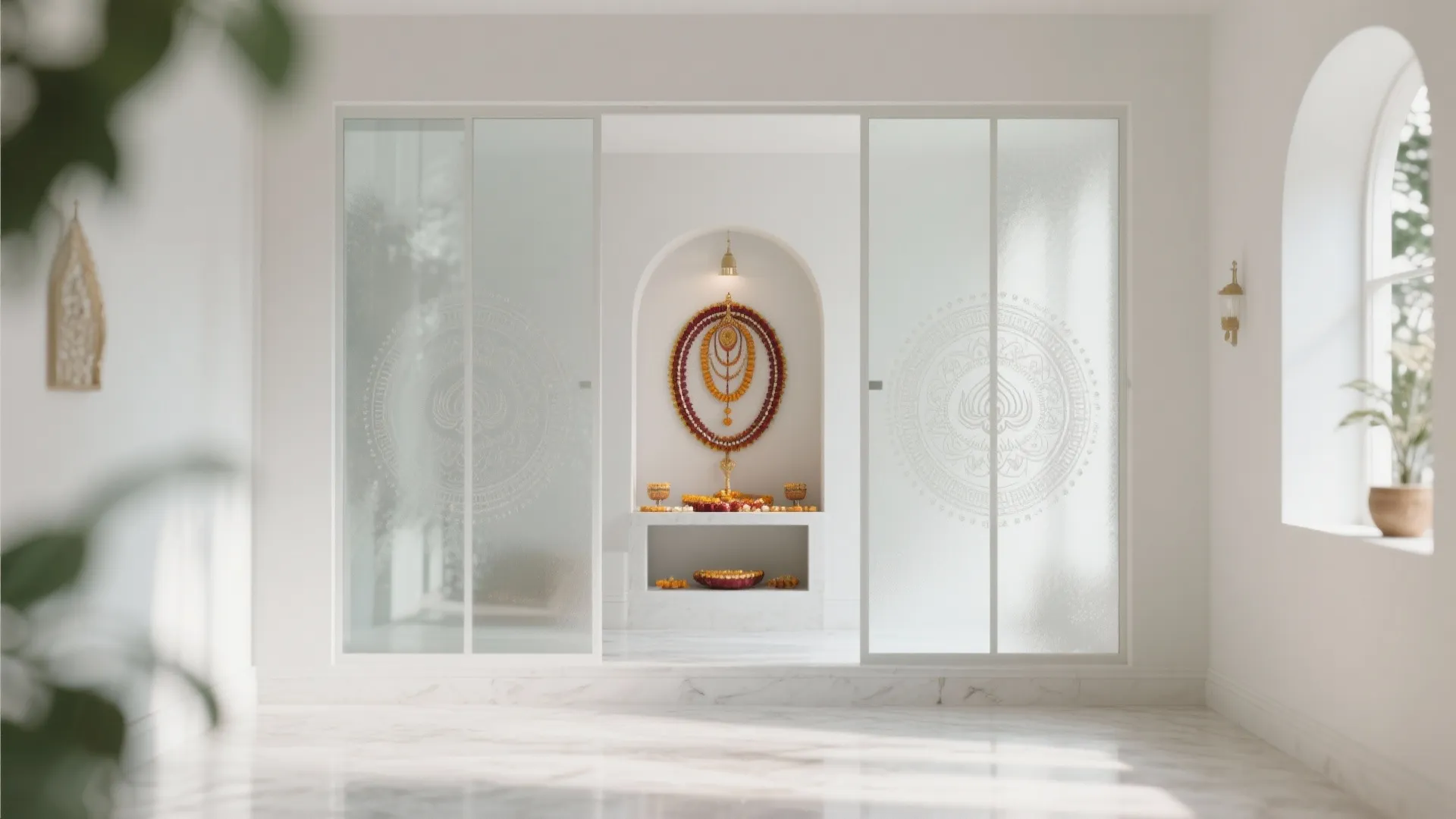 Glass Panel Backdrop